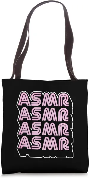 Retro Vintage Style Stimulating And Tingling ASMR Graphic Tote Bag