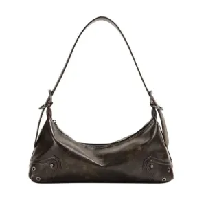 Retro Waxed Leather Messenger