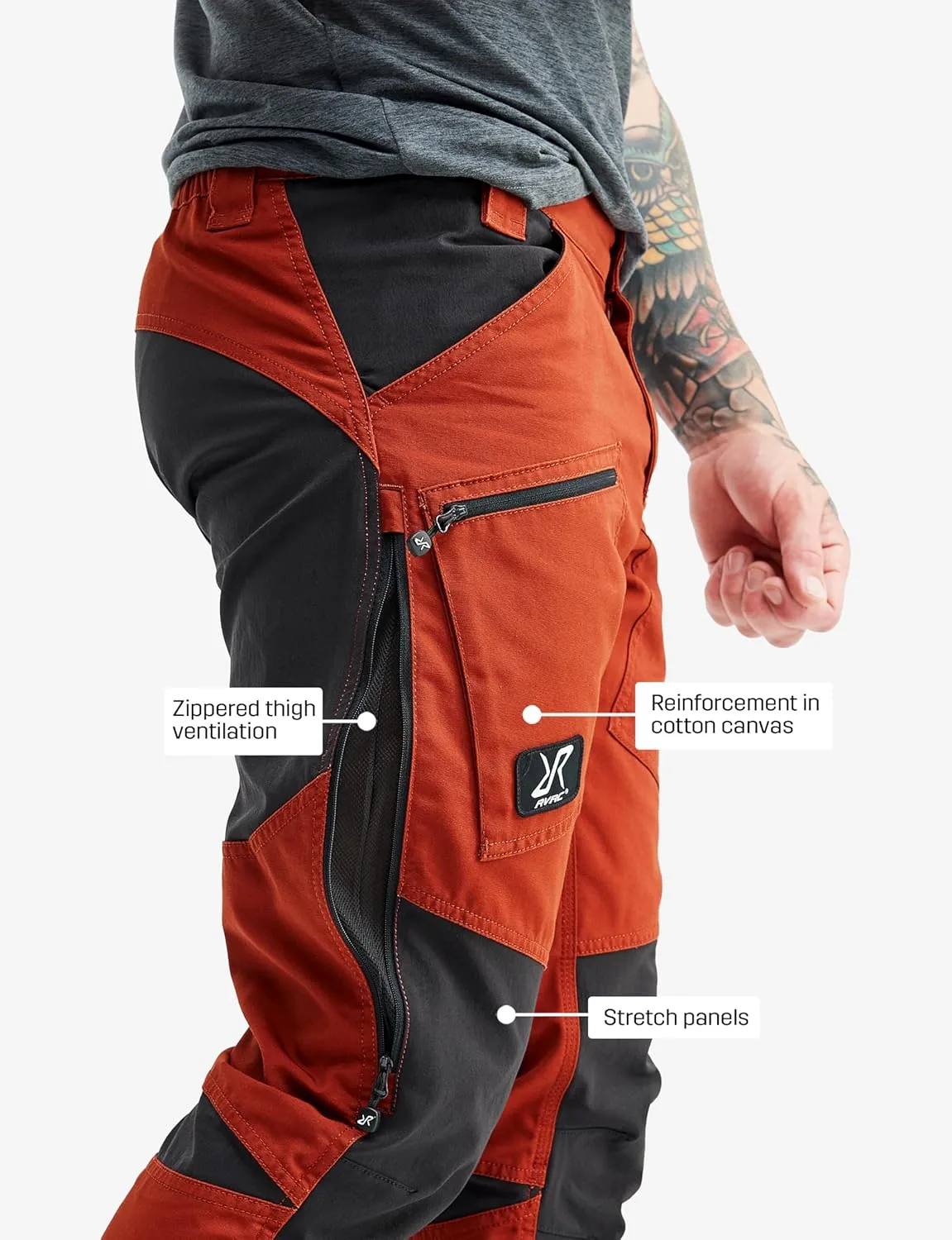 RevolutionRace Men's Nordwand & Nordwand Pro - Durable and Ventilated Outdoor Pants