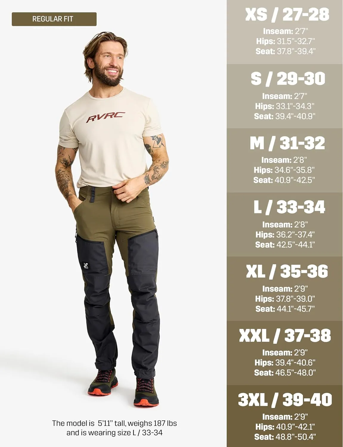 RevolutionRace Men’s RVRC GP Pro Pants, Durable and Ventilated Pants for All Outdoor Activities