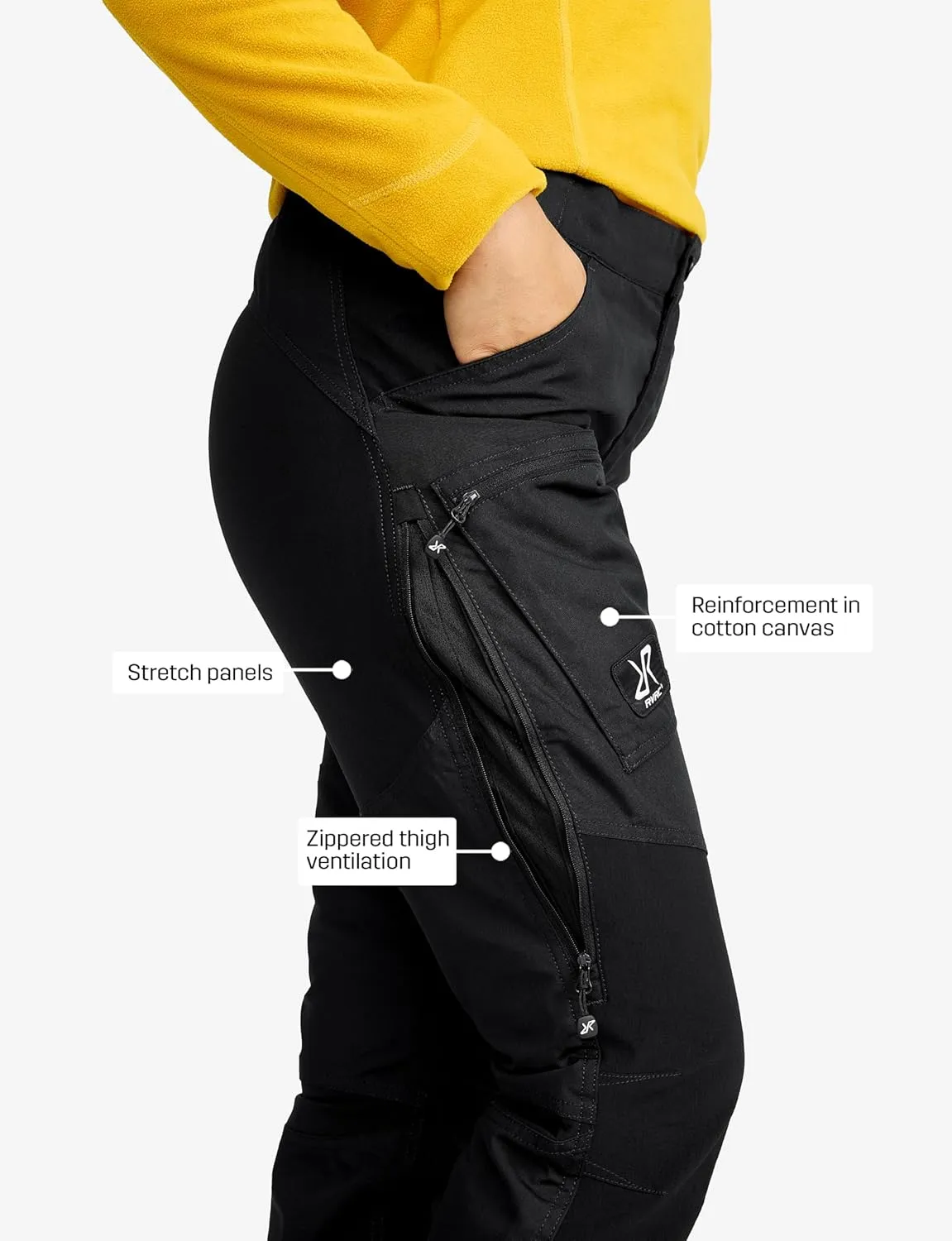RevolutionRace Women's Nordwand & Nordwand Pro - Durable and Ventilated Outdoor Pants