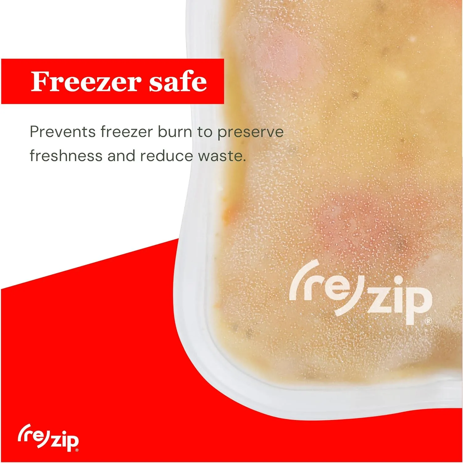 (re)zip 4-Piece Reusable Essential Bags Kit | BPA-Free, Leakproof, Food-Grade 100% Food-Safe PEVA, for Food Storage and Freezer Use, Travel Friendly | Includes 1 Gallon, 2 Lunch/Sandwich, 1 Snack Bags
