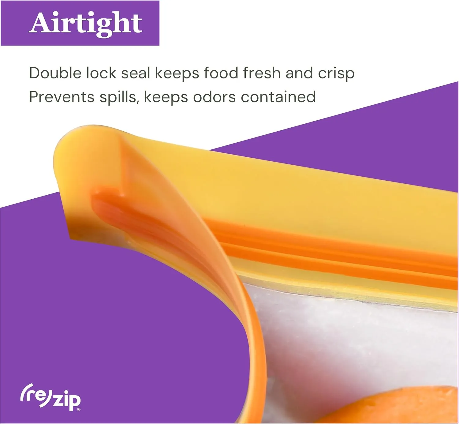 (re)zip 4-Piece Reusable Essential Bags Kit | BPA-Free, Leakproof, Food-Grade 100% Food-Safe PEVA, for Food Storage and Freezer Use, Travel Friendly | Includes 1 Gallon, 2 Lunch/Sandwich, 1 Snack Bags