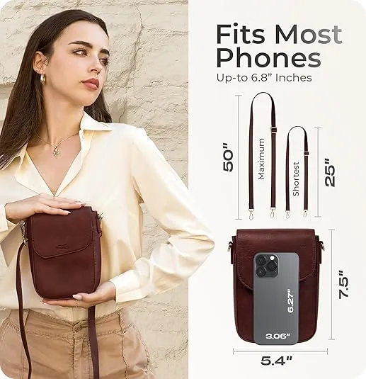 RFID Phone Purse Crossbody Bag for Women