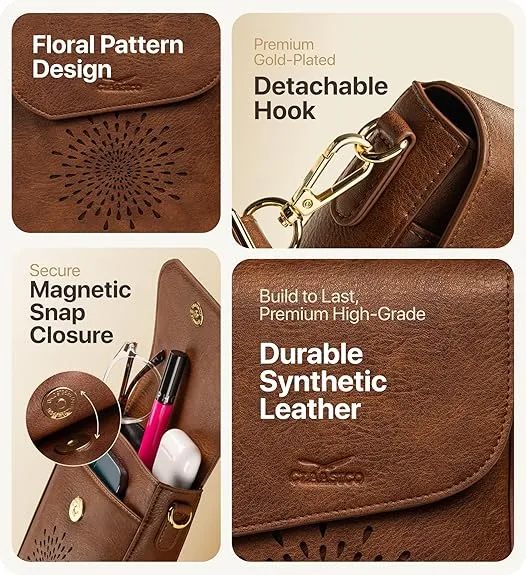 RFID Phone Purse Crossbody Bag for Women