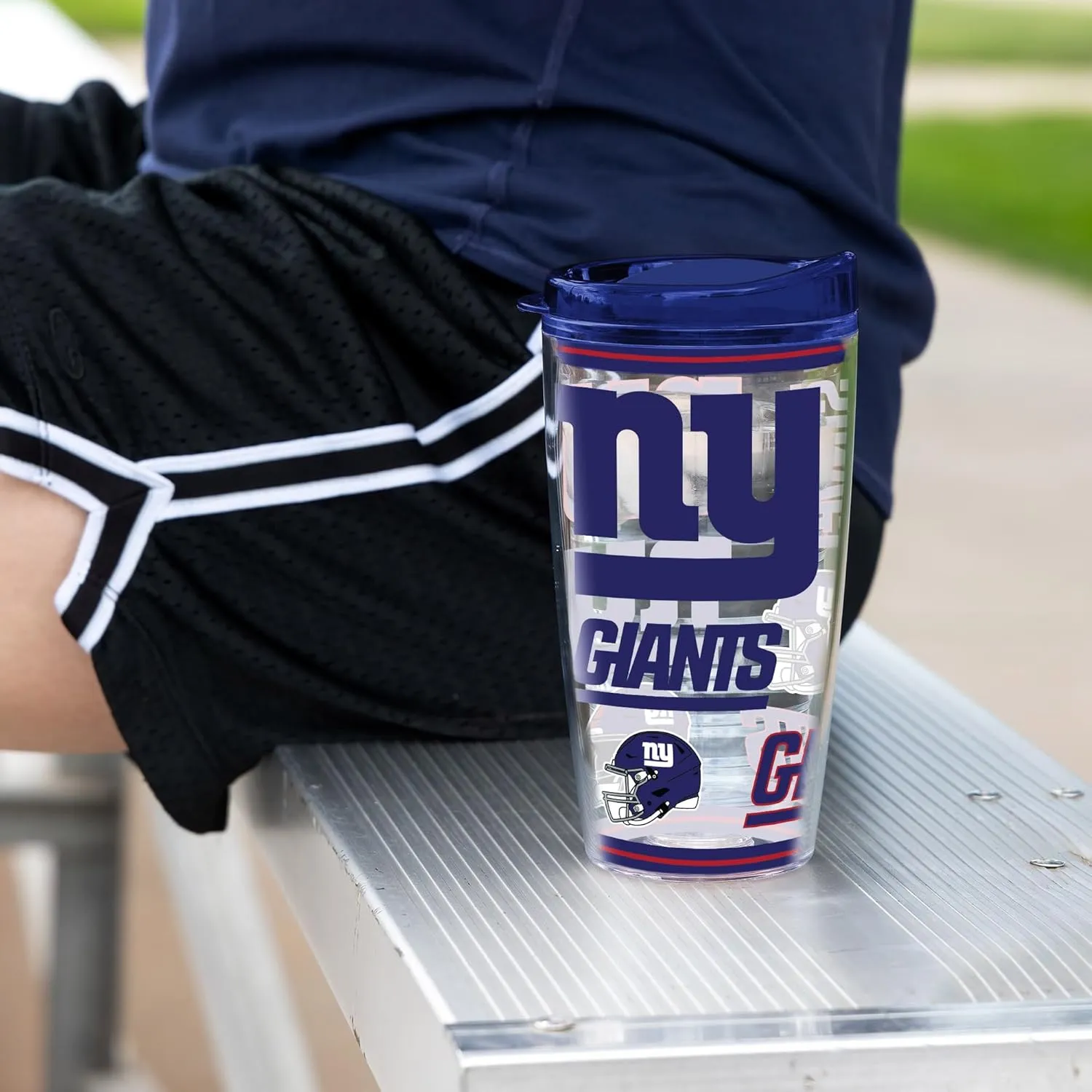 Rico Industries NFL Football Double Wall Mayhem 16oz Tritan Tumbler W Lid