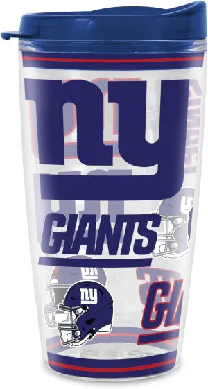 Rico Industries NFL Football Double Wall Mayhem 16oz Tritan Tumbler W Lid