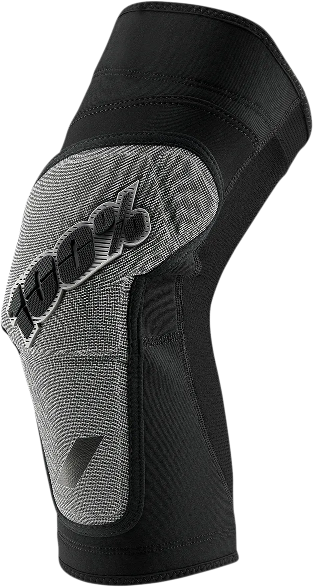 Ridecamp Knee Guards - Black/Gray - Medium (Pair)-27040596 PU