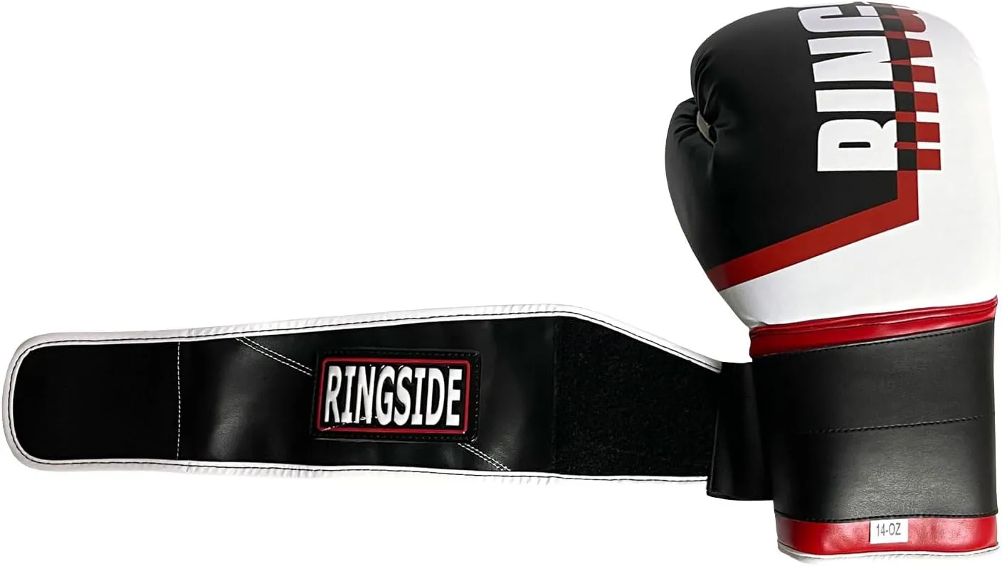 Ringside Bullet Sparring Boxing Gloves - High-Performance Synthetic Leather for Boxing, MMA, Muay Thai - Secure Fit, Ventilated Comfort for Men & Women, Ideal for Training & Combat Sports