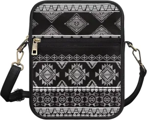 Rnyleeg Messenger Bag for Women Men Small Sling Bag for Work Travel Hiking Portable Leather Satchel Bag with Card Slots
