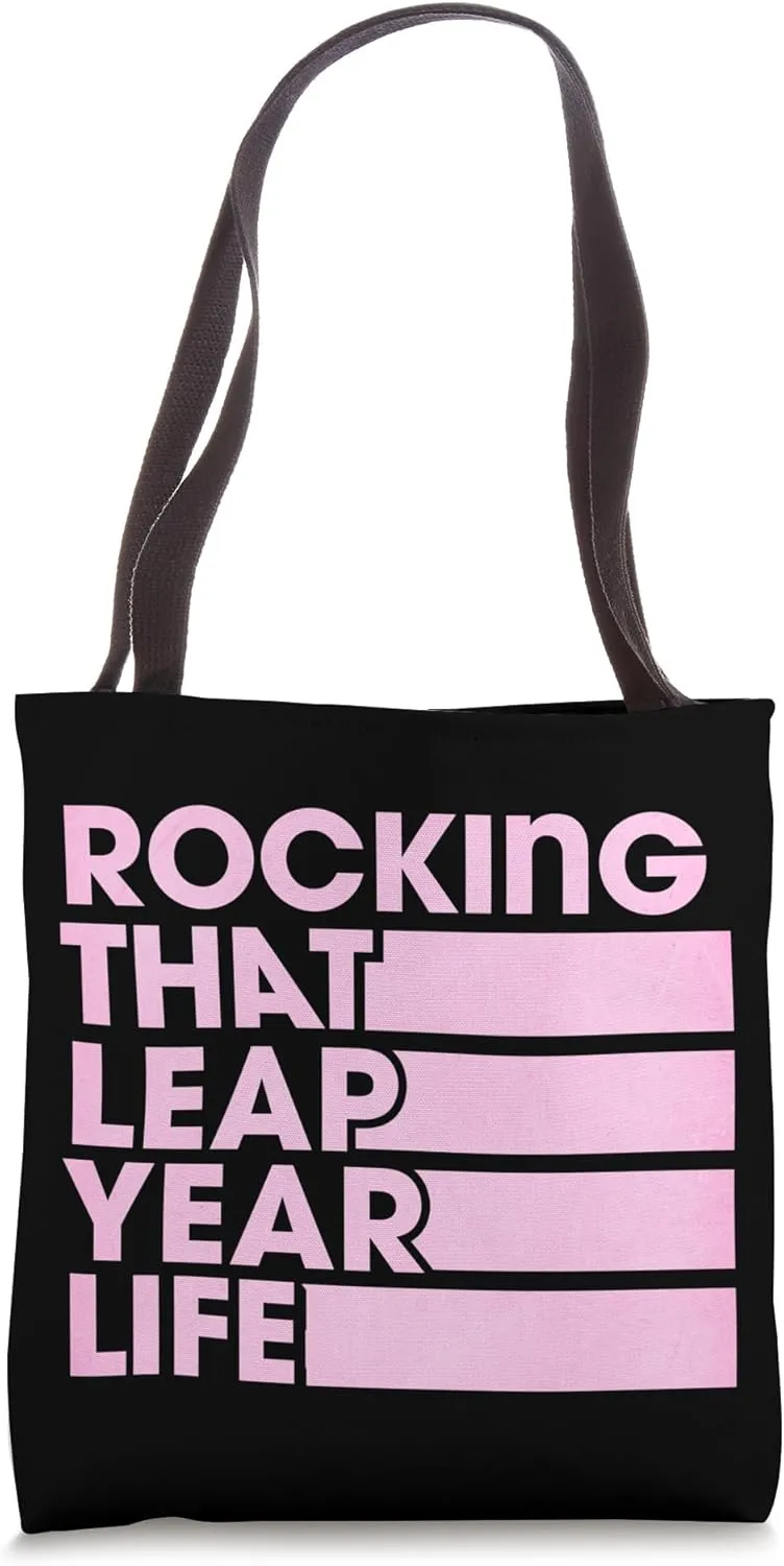 Rocking That Leap Year Life Retro Vintage Style Tote Bag
