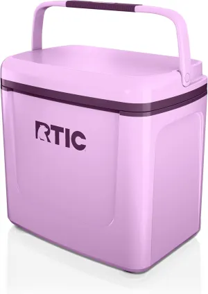 RTIC 8 QT Road Trip Personal Cooler, Small, Compact, Insulated, Portable Ice Chest Box for Food, Drink, Beverage, Beach, Camping, Picnic, Fishing, Boat, 12-Can Capacity