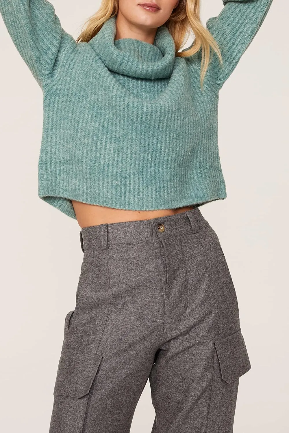 RTR Design Collective Cropped Chunky Sweater