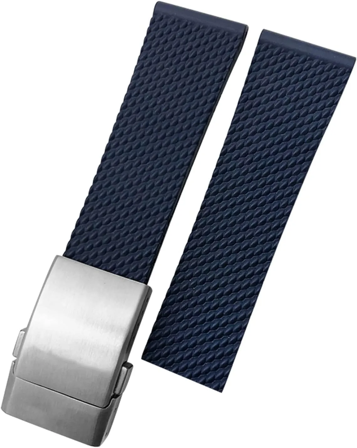 Rubber Watchband 22mm 24mm For Breitling Superocean Heritage Avenger Challenger Woven Silicone Waterproof Soft Watch Strap
