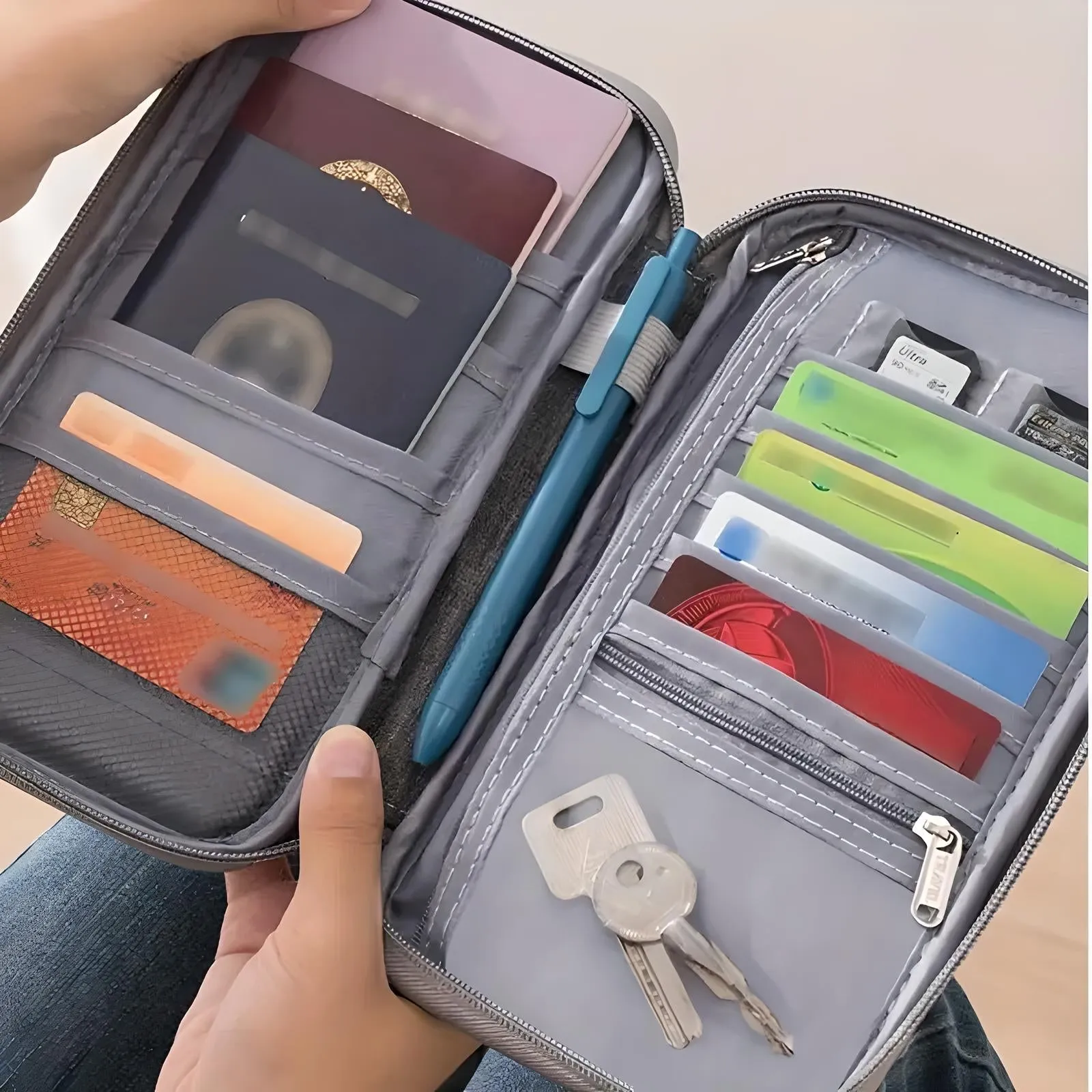 Safe | RFID Family Passport Wallet