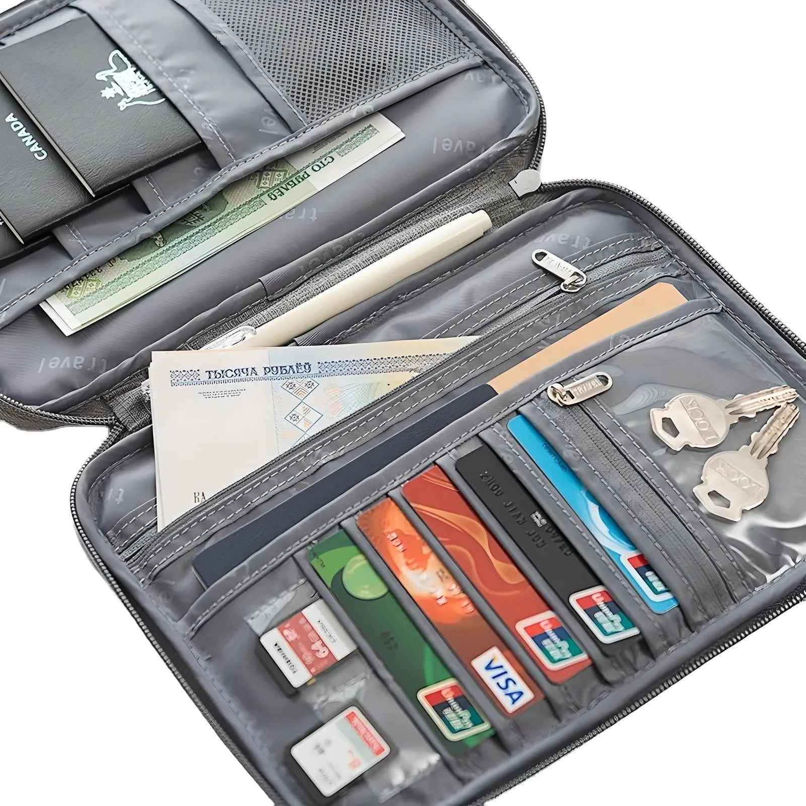 Safe | RFID Family Passport Wallet
