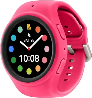 SAMSUNG Galaxy Watch Kids Band for Galaxy Watch 4/5/6/7/FE, Smartwatch Replacement Strap for Kids, Silicone Small, GP-TYL305AMBRU, Magenta