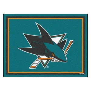 San Jose Sharks NHL 8ft x10ft Area Rug
