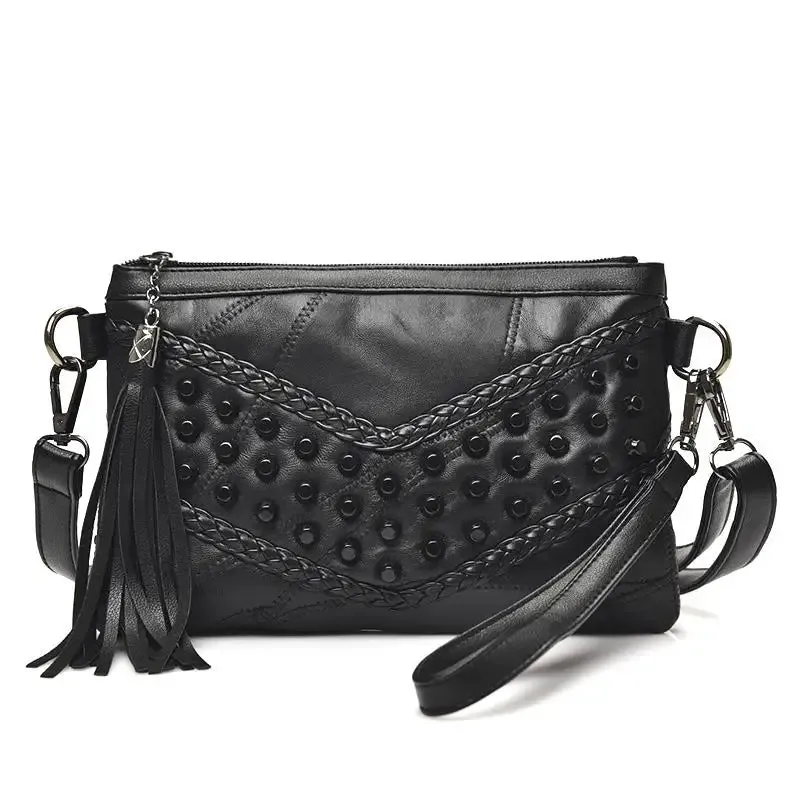 Sanne | Chic Textured Accent Crossbody Clutch