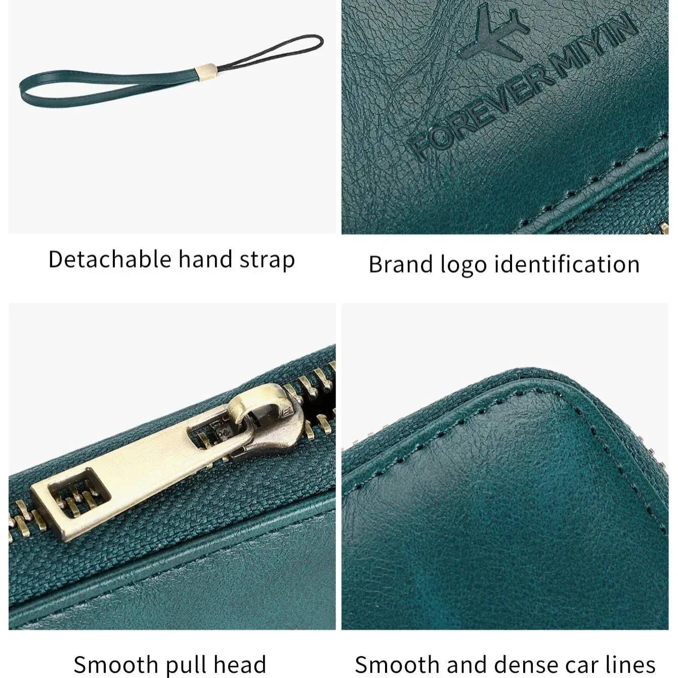 Sasha | RFID Blocking Passport Holder Travel Wallet with Wrist Strap