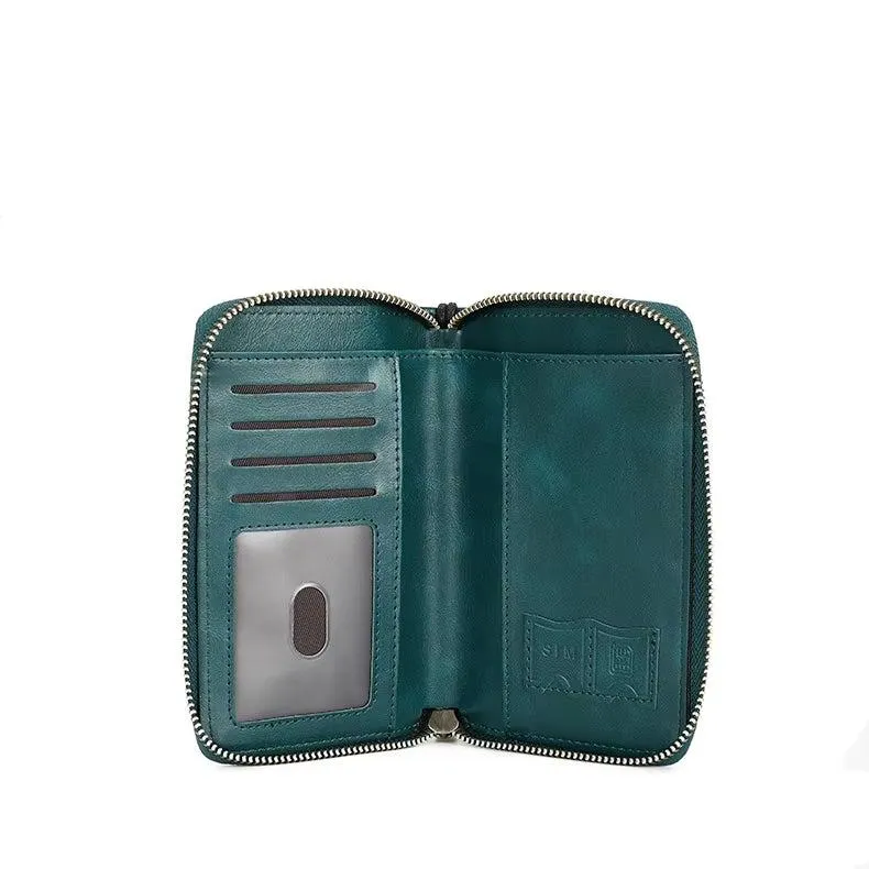 Sasha | RFID Blocking Passport Holder Travel Wallet with Wrist Strap