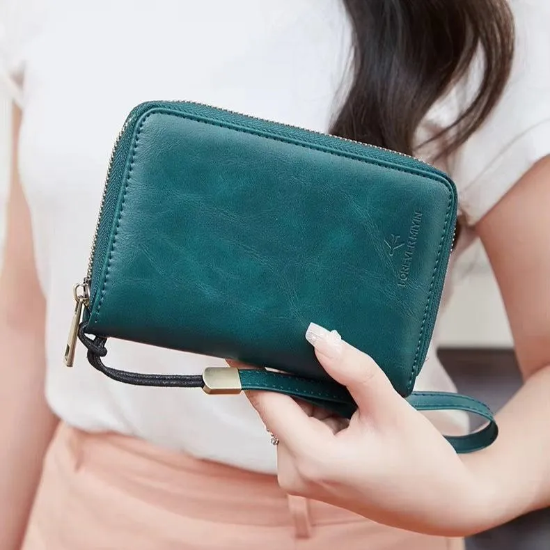 Sasha | RFID Blocking Passport Holder Travel Wallet with Wrist Strap