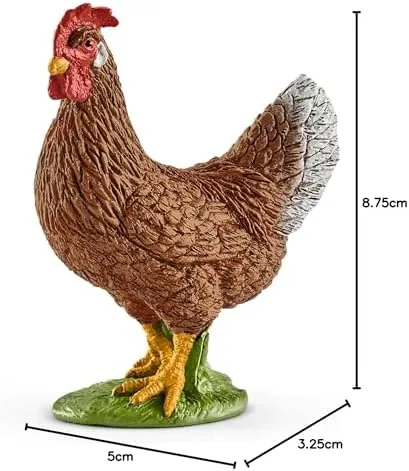 Schleich Farm World 5-Piece Farm Animal Toy Set Including Cute Llama, Rabbit, Sheep, Hen and Goose Animal Toys for Toddlers & Kids Ages 3 
