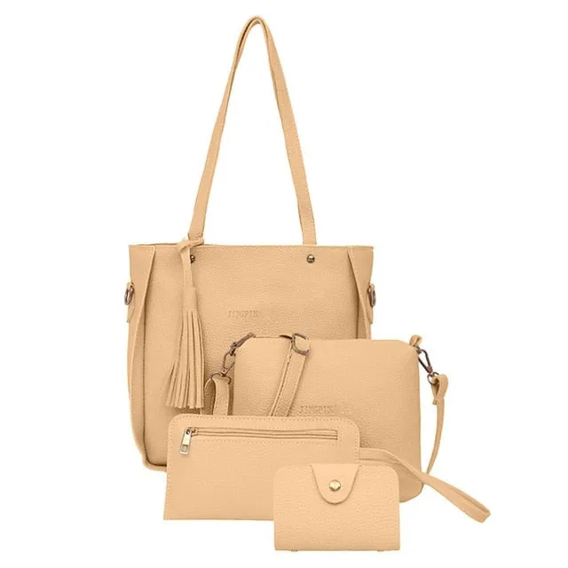 Seamless handbags set Luxury Clean-lined