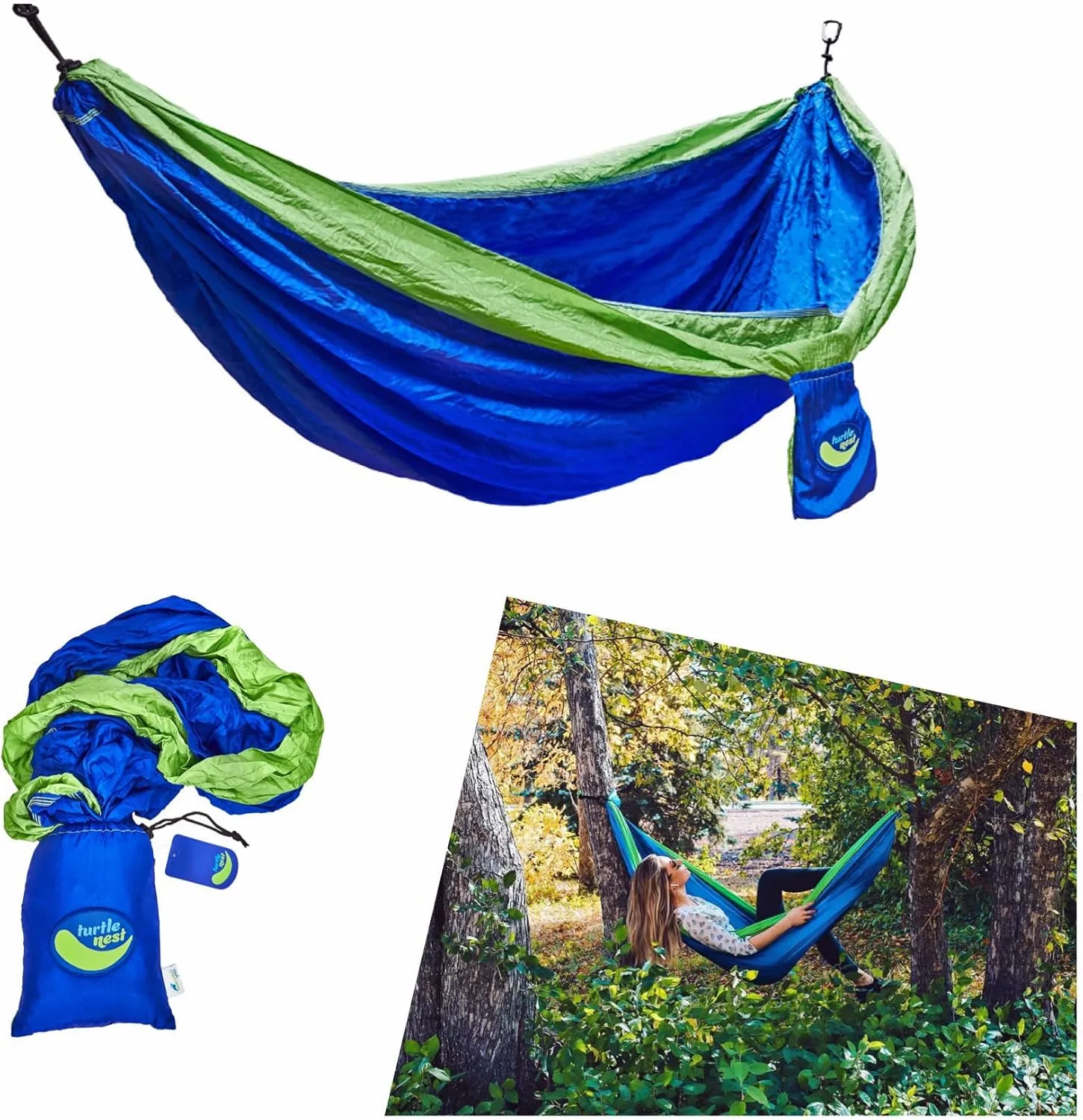 SeaTurtle Sports Ultra Turtle Nest Double Parachute Nylon Hammock