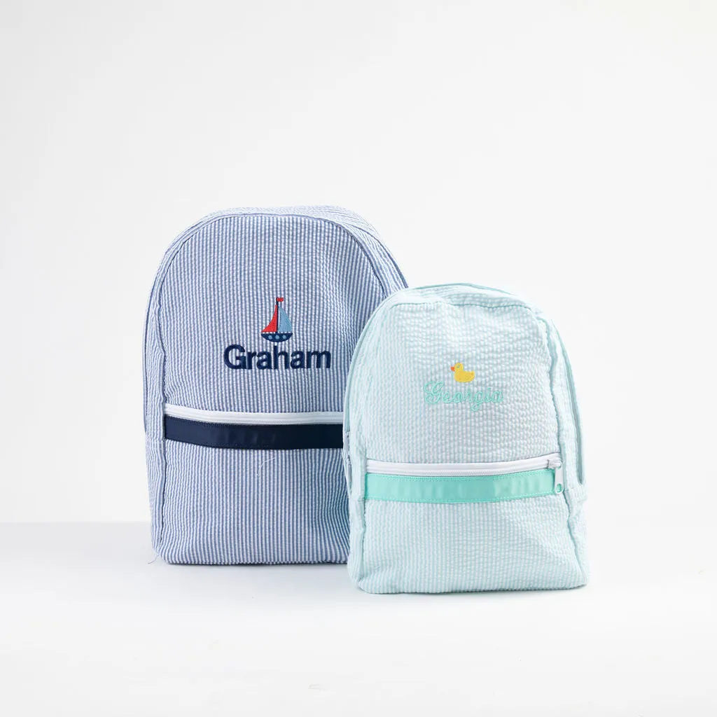 Seersucker Backpack