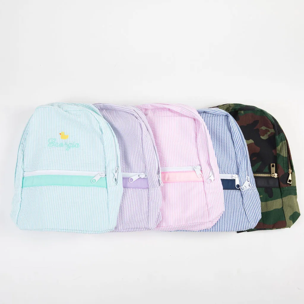 Seersucker Backpack