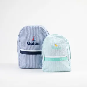 Seersucker Backpack