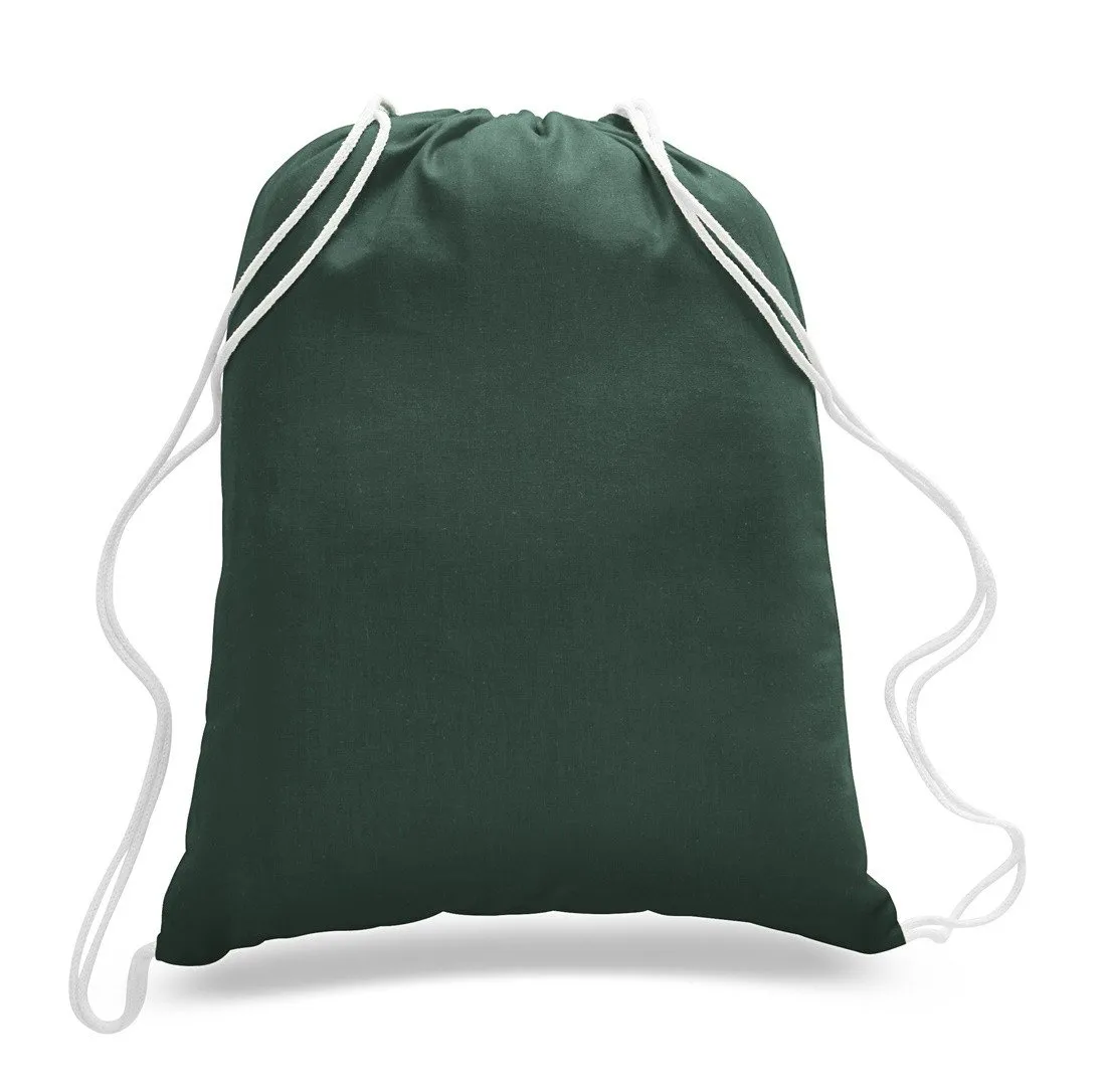 Set of 50 - Cotton Drawstring Bag / Cinch Packs- Blank BPK388