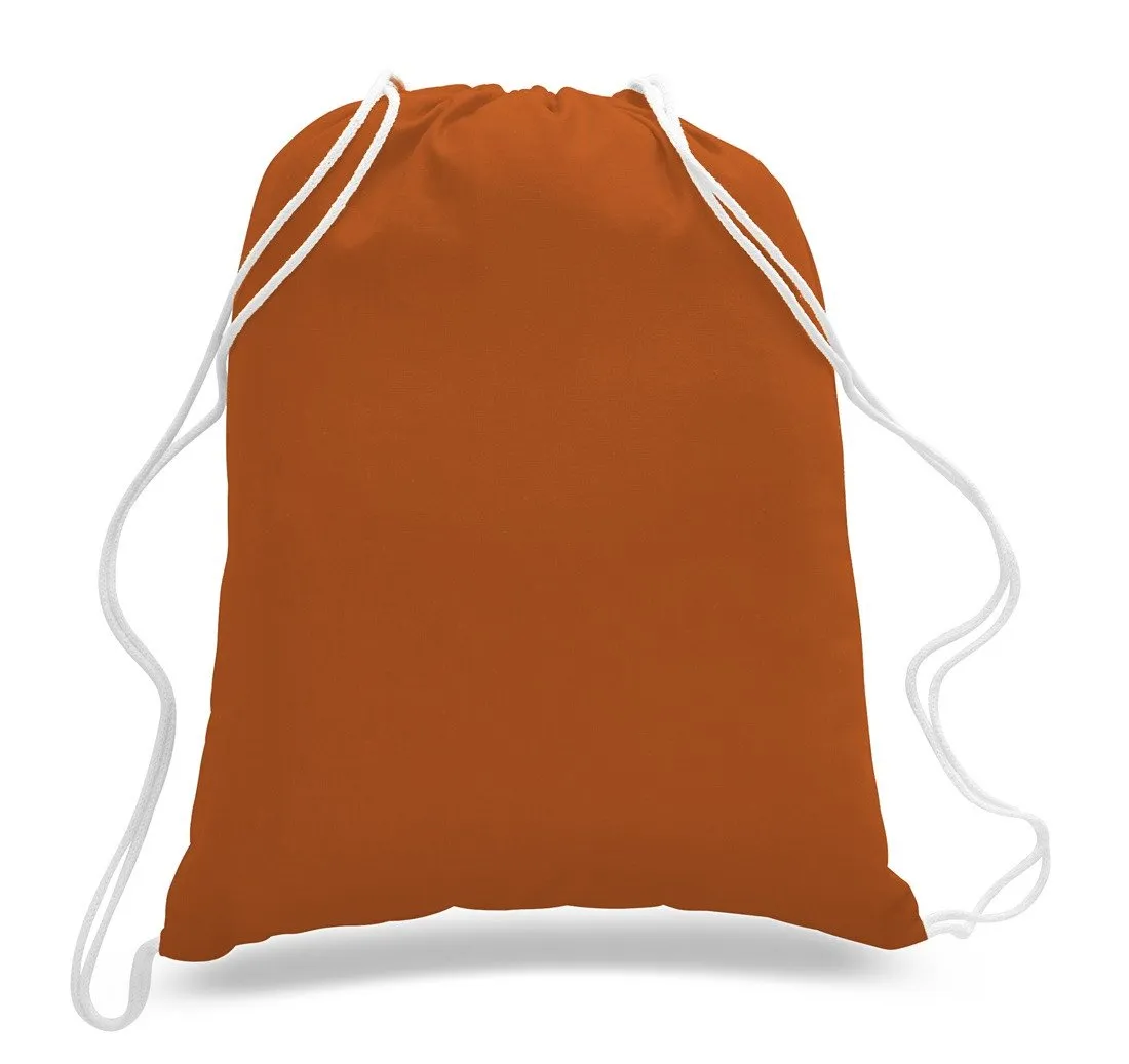 Set of 50 - Cotton Drawstring Bag / Cinch Packs- Blank BPK388