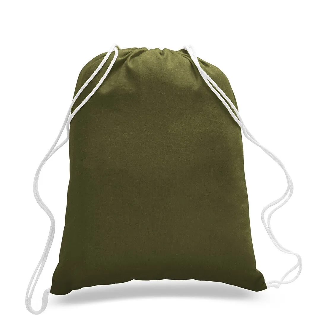 Set of 50 - Cotton Drawstring Bag / Cinch Packs- Blank BPK388
