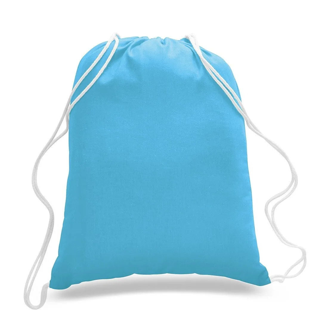 Set of 50 - Cotton Drawstring Bag / Cinch Packs- Blank BPK388