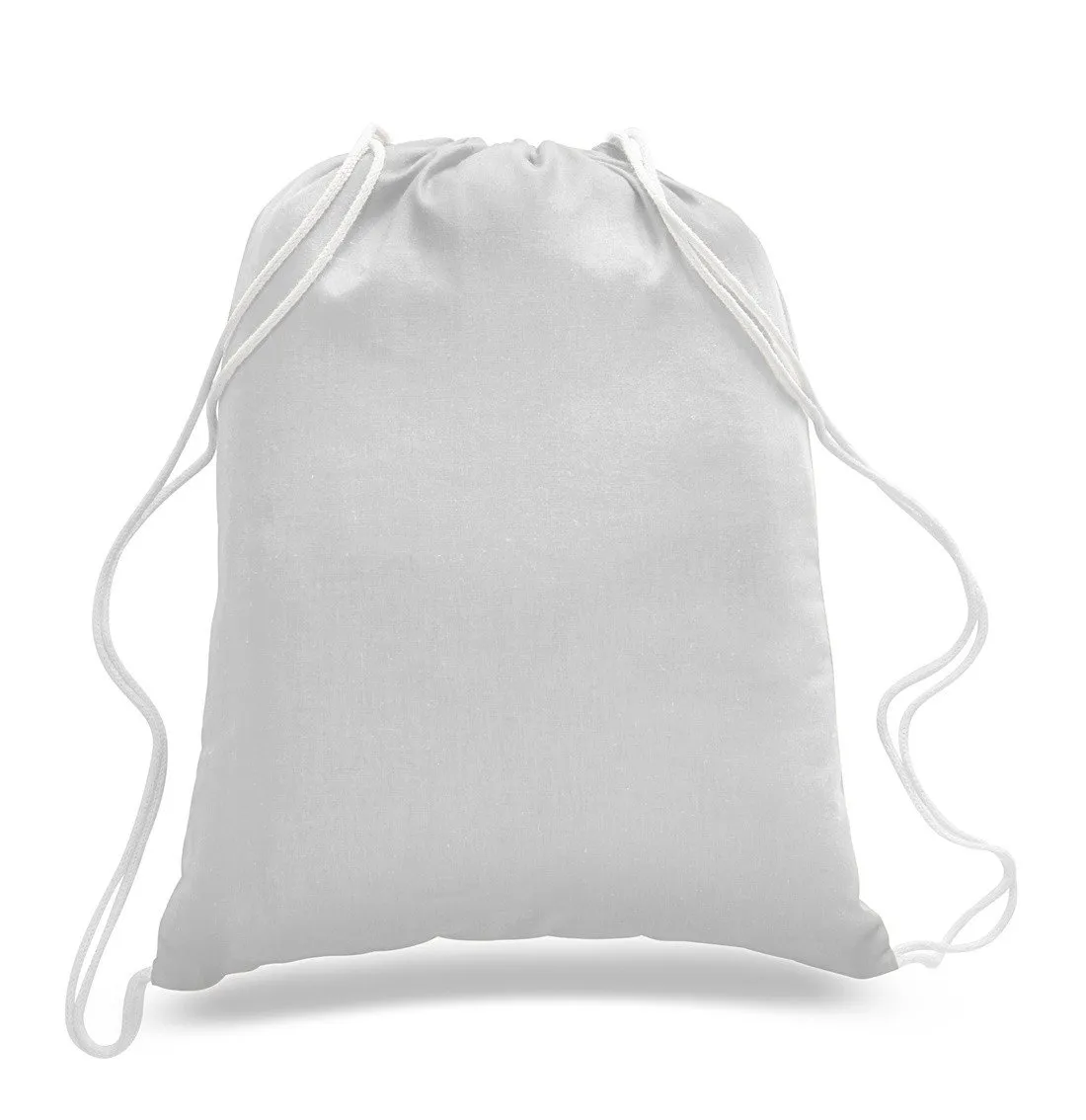 Set of 50 - Cotton Drawstring Bag / Cinch Packs- Blank BPK388