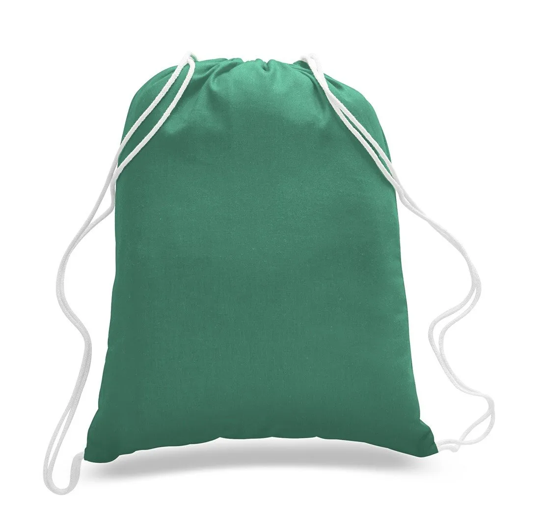 Set of 50 - Cotton Drawstring Bag / Cinch Packs- Blank BPK388