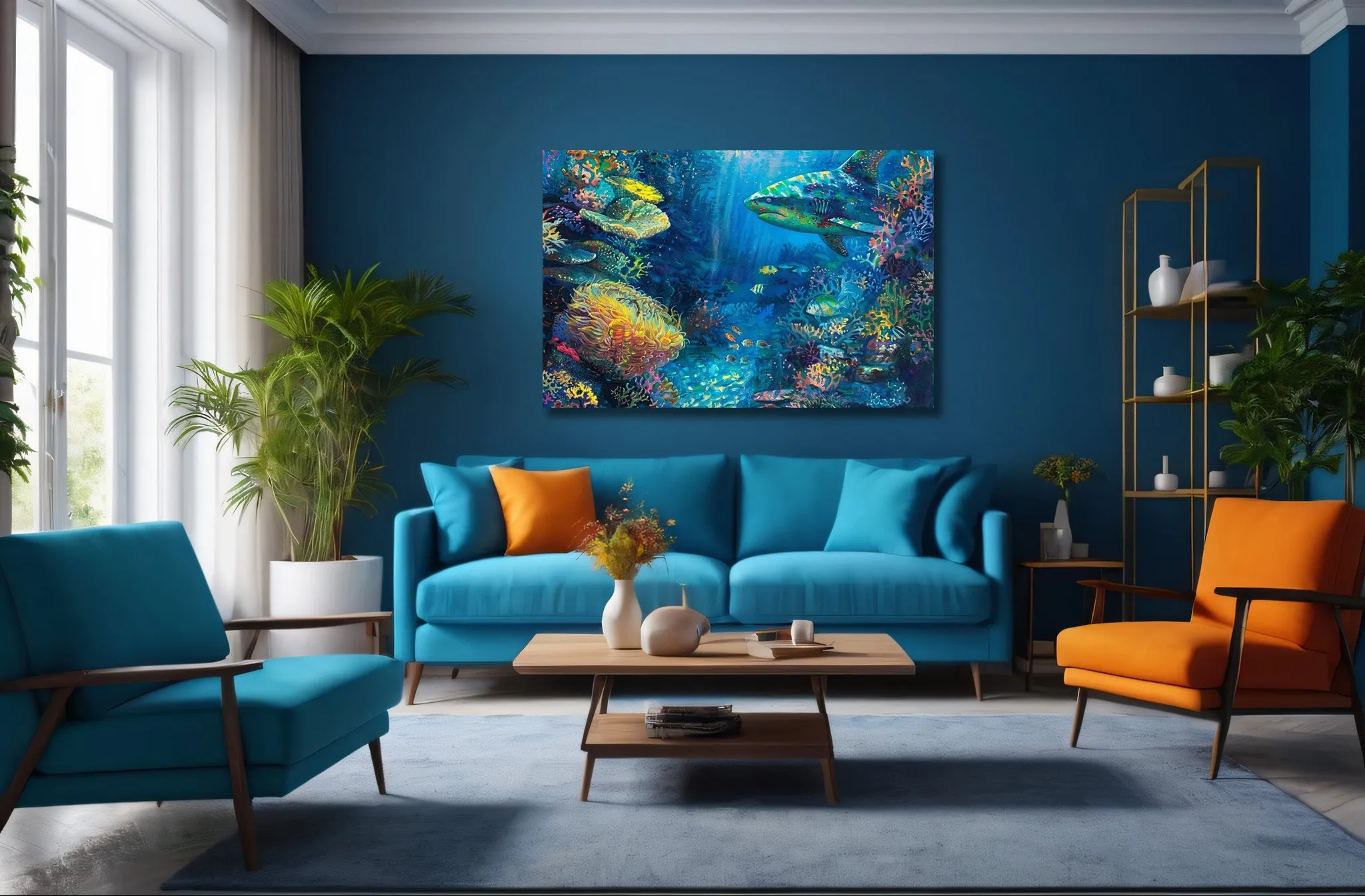 Shark Canvas Art
