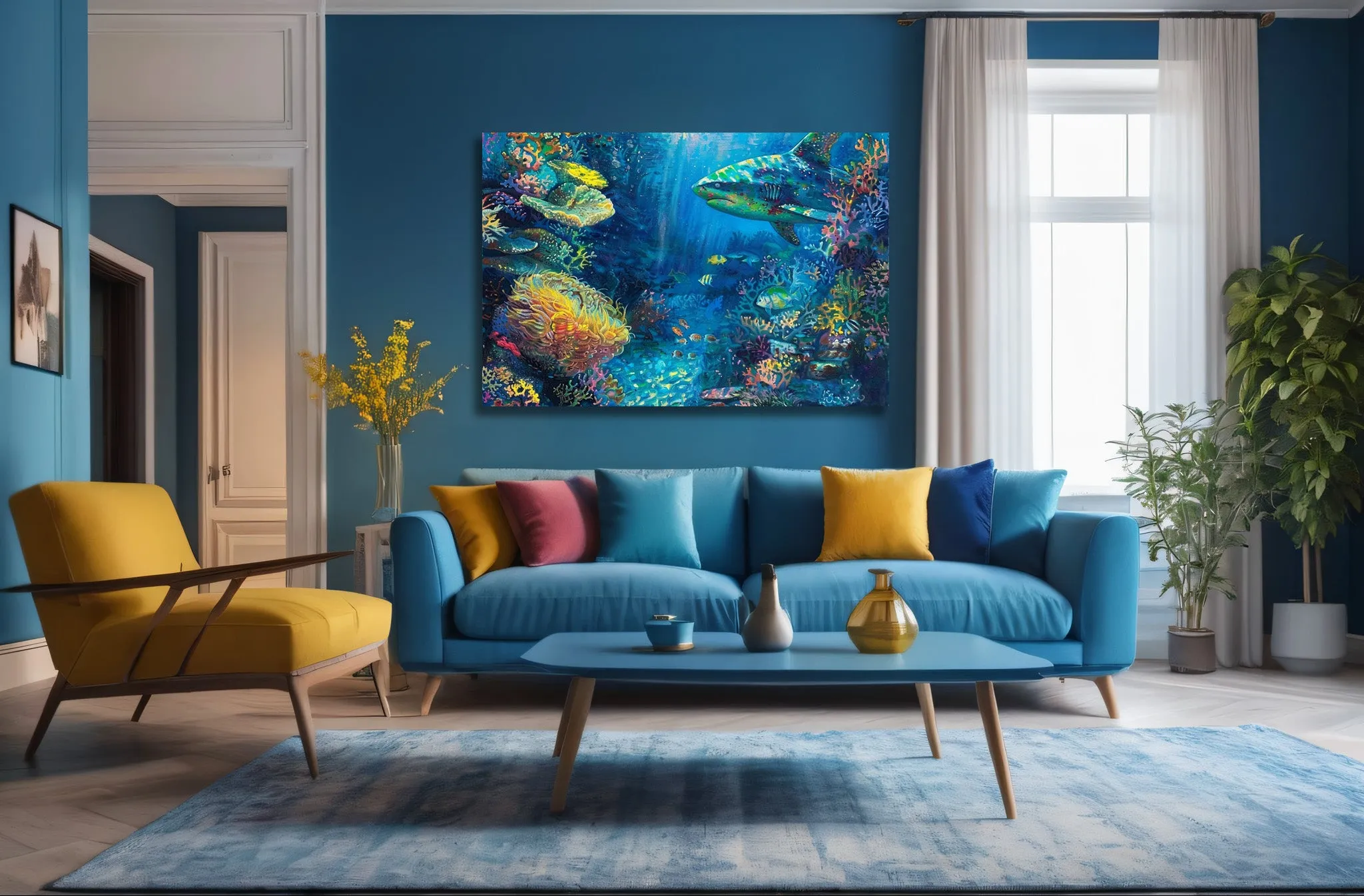 Shark Canvas Art