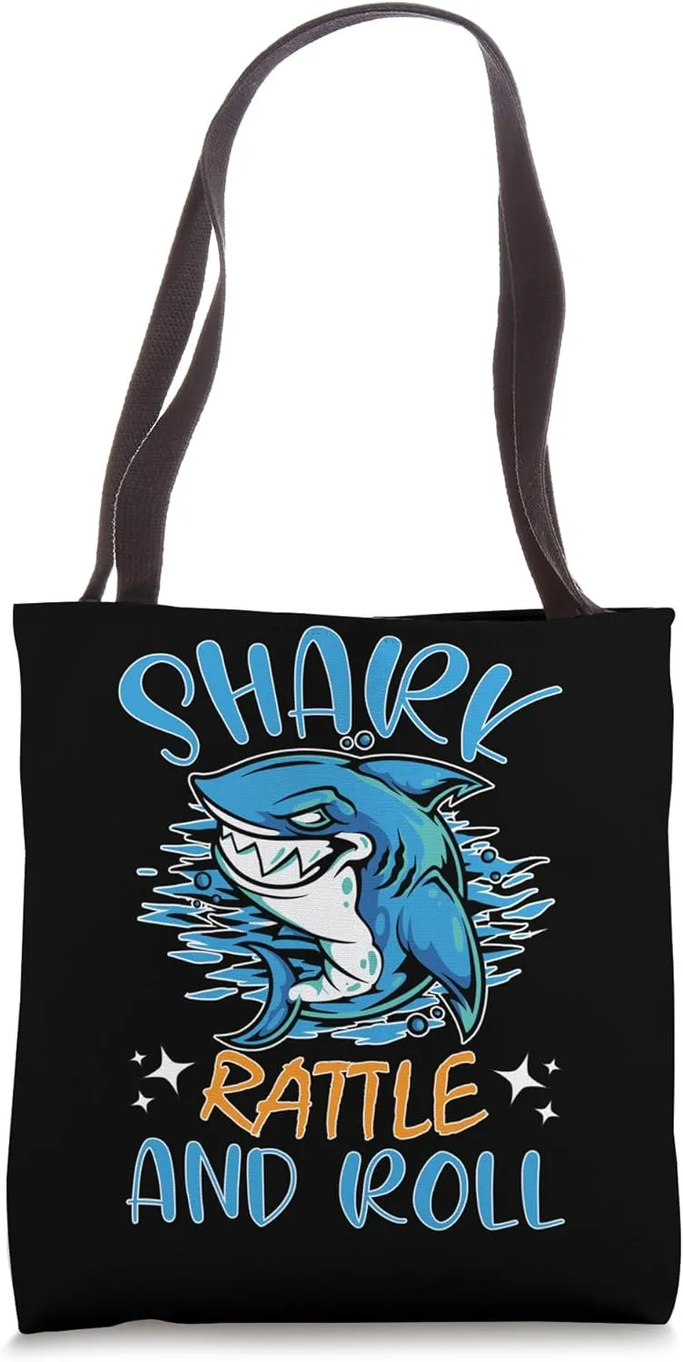 Sharks: Shark, Rattle And Roll Tote Bag