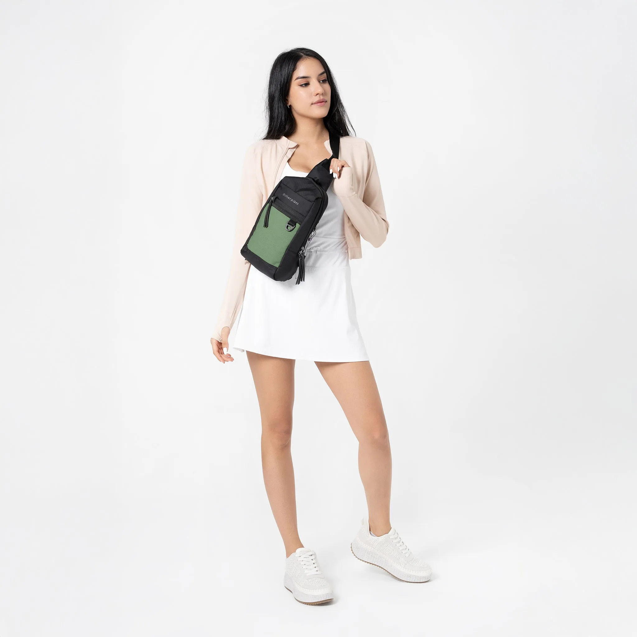 Sherpani Metro AT Convertible Travel Sling basil