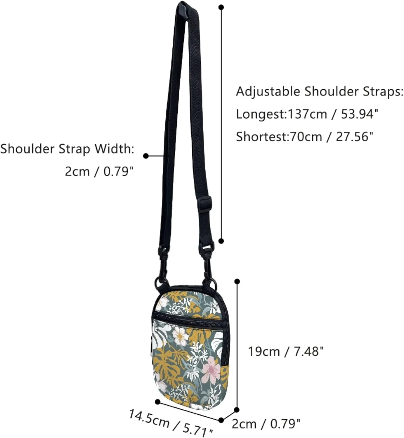 Shoulder Bag Girls Handbag Lightweight Cross Body Bag for Women Girls Gift Crossbody Bag with Adjustable Strap