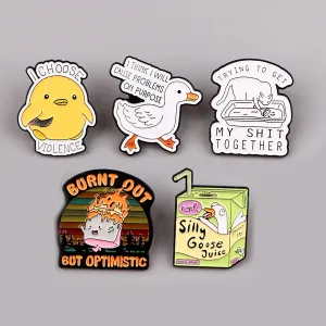 Silly Goose Pin