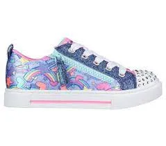 SKECHERS TWINKLE SPARKS - RAINBOW SHINES - 314793L - BLMT