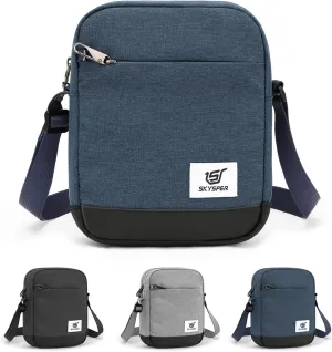 SKYSPER Messenger Bag for Men Women, Anti Theft Crossbody Bag Travel Purse Small Shoulder bag for Work Business Sports
