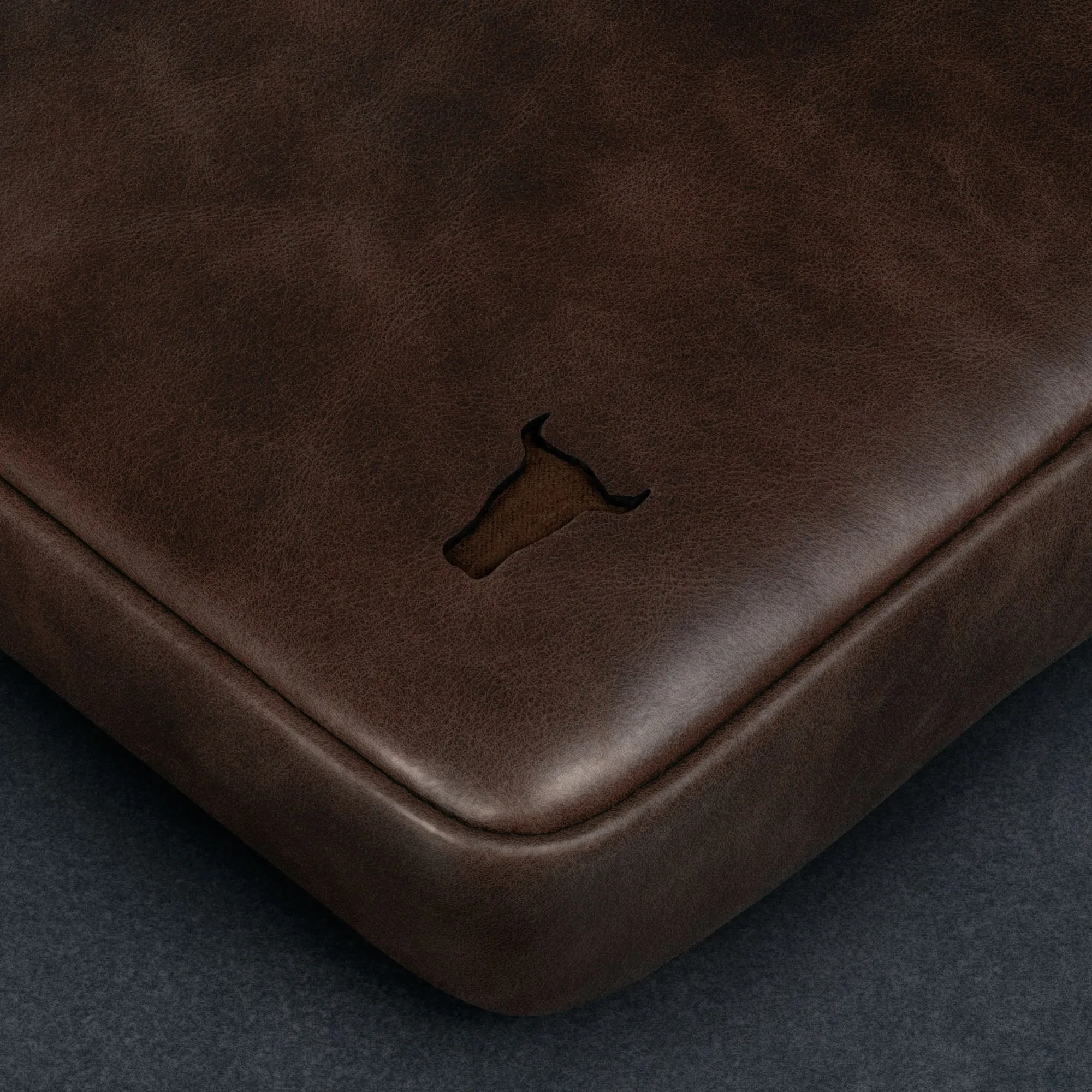 Slim Leather Laptop Bag
