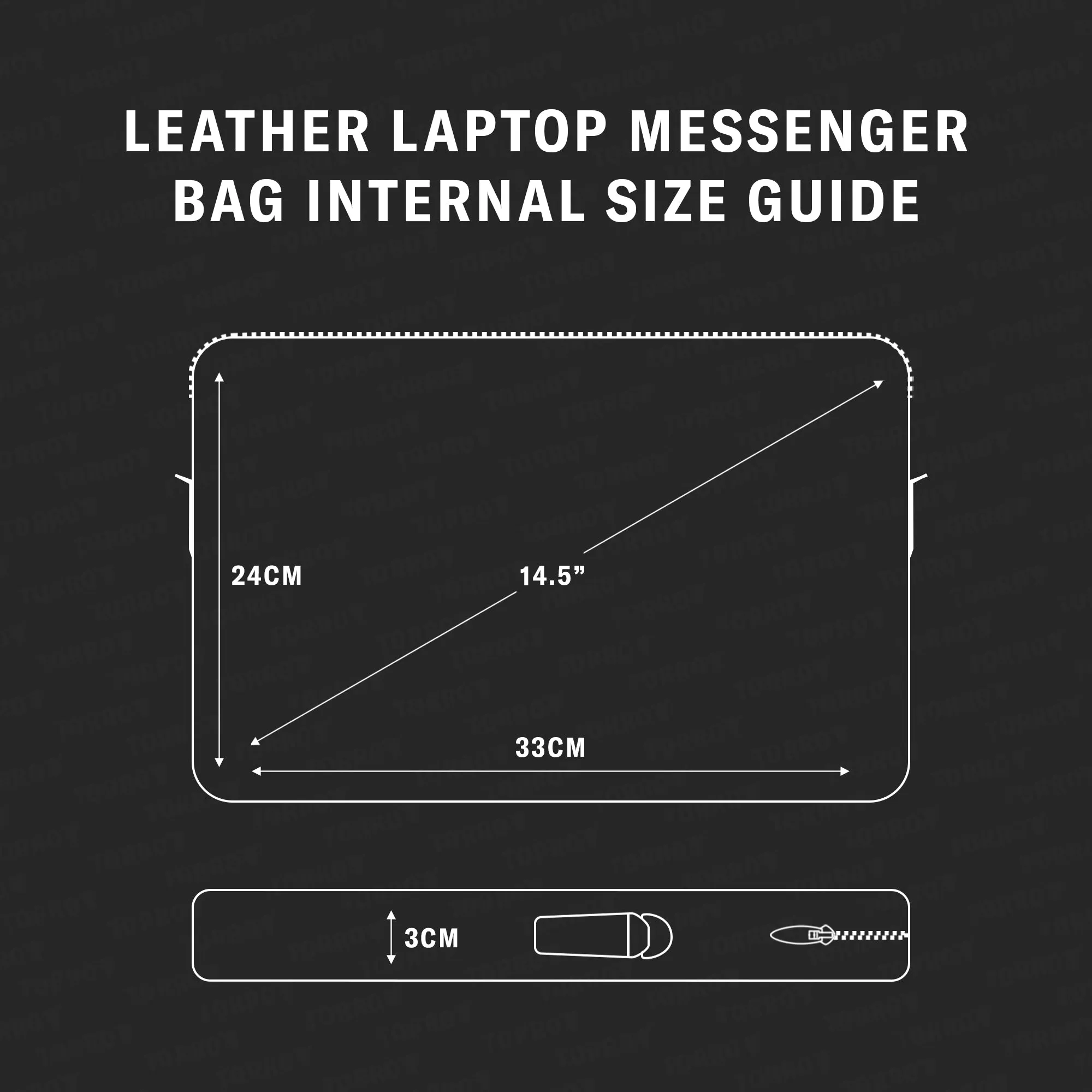 Slim Leather Laptop Bag