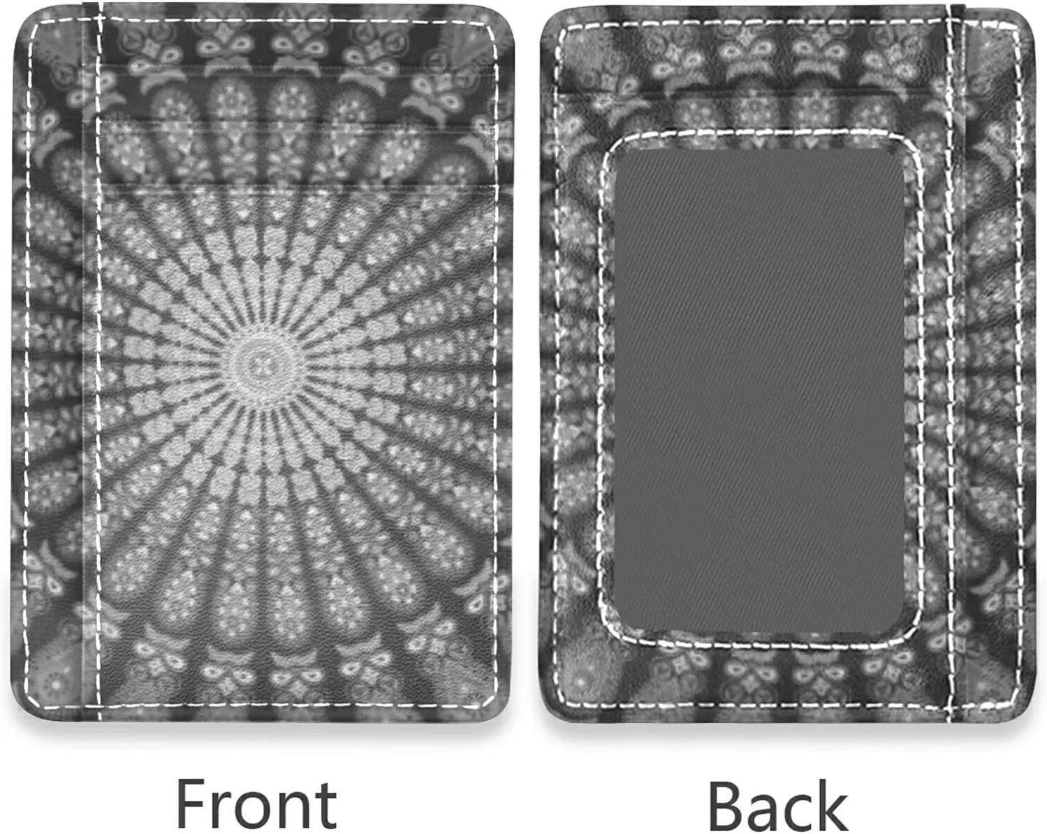 Slim Minimalist Leather Wallet, Front Pocket RFID Blocking Credit Card Holder