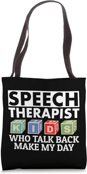 Slt Speech Language Therapist Speech Therapy Tote Bag